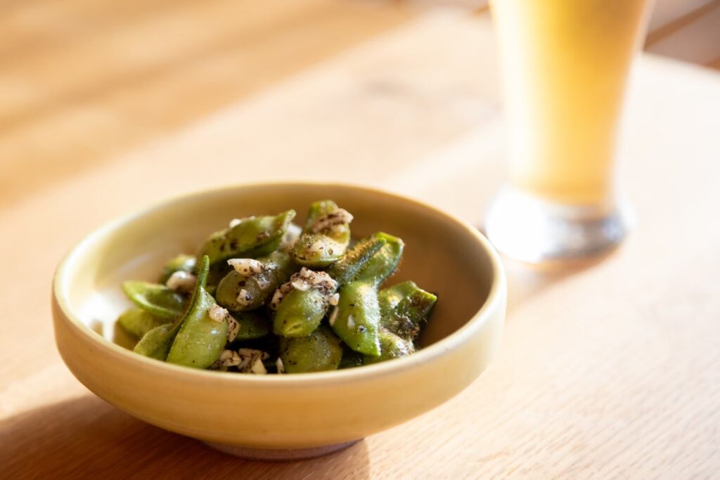 黒枝豆ペペロンチーノ